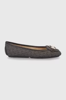 MICHAEL Michael Kors balerini Lillie Moc culoarea maro, imagine