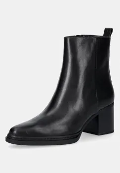 MICHAEL Michael Kors botine cu toc pentru femei din piele Lex Bootie imagine