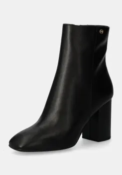 MICHAEL Michael Kors botine Hazel femei, culoarea negru, cu toc drept, 40F4HZHEEL.001 imagine