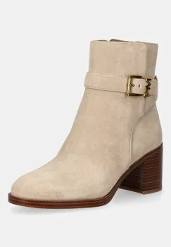 MICHAEL Michael Kors botine pentru femei din piele intoarsa Rachel Heeled Bootie imagine
