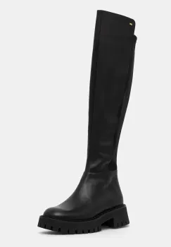 MICHAEL Michael Kors cizme Asher femei, culoarea negru, cu platforma, 40F4ASFB5L.001 imagine