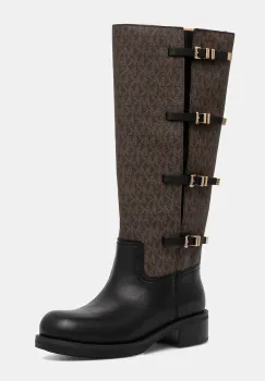 MICHAEL Michael Kors cizme Darrington culoarea maro, cu toc plat, 40F5DTFB7L.292 imagine
