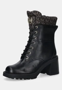 MICHAEL Michael Kors cizme de piele Cade culoarea negru, cu toc drept, 40F5CAME6L.292 imagine