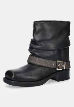 MICHAEL Michael Kors cizme de piele Colby culoarea negru, cu toc plat, 40F5COFE6L.292 imagine