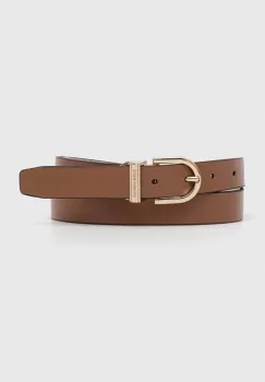 MICHAEL Michael Kors curea cu doua fete femei, culoarea maro imagine