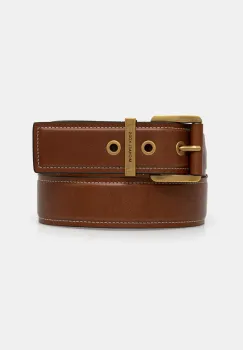 MICHAEL Michael Kors curea de piele femei, culoarea maro, 559097 imagine