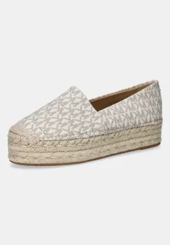 MICHAEL Michael Kors espadrile Lynn culoarea bej, cu platforma, 40S5LYFP1B.150 imagine