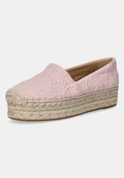 MICHAEL Michael Kors espadrile Lynn culoarea roz, cu platforma, 40S5LYFP3D.653 imagine