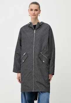 MICHAEL Michael Kors geaca culoarea gri, de tranzitie, oversize, MT520INJN3 imagine