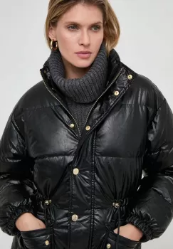 MICHAEL Michael Kors geaca de puf femei, culoarea negru, de tranzitie imagine