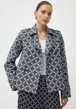 MICHAEL Michael Kors geaca femei, culoarea negru, de tranzitie imagine