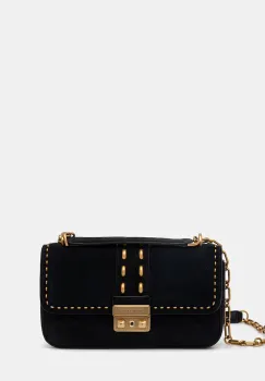 MICHAEL Michael Kors geanta de mana din piele intoarsa imagine