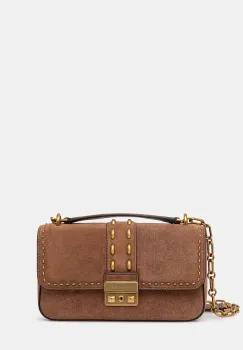 MICHAEL Michael Kors geanta de mana din piele intoarsa imagine