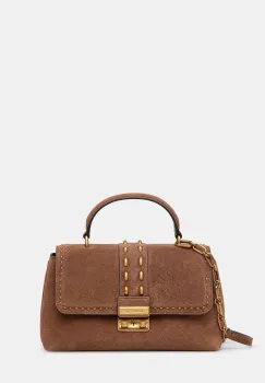 MICHAEL Michael Kors geanta de mana din piele intoarsa imagine