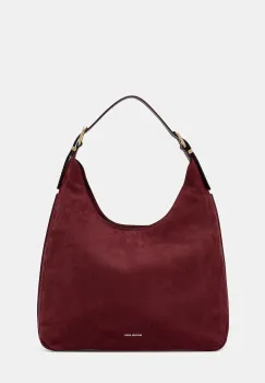 MICHAEL Michael Kors geanta de mana din piele NOLITA culoare visinie 30F4GY5H3T imagine