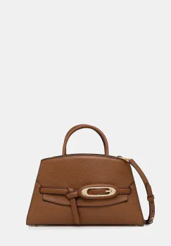 MICHAEL Michael Kors geanta de piele culoarea maro, 30F5GQ8S6L imagine