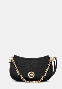 MICHAEL Michael Kors geanta de piele culoarea negru, 30R6GY5S2L imagine