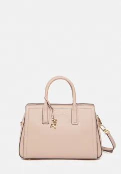MICHAEL Michael Kors geanta de piele LAILA culoarea bej, 30R5G9IS6L imagine