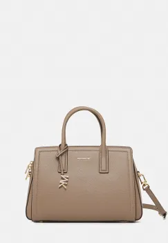 MICHAEL Michael Kors geanta de piele LAILA culoarea bej, 30R5G9IS6L imagine
