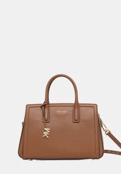 MICHAEL Michael Kors geanta de piele LAILA culoarea maro, 30R5G9IS6L imagine