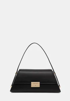 MICHAEL Michael Kors geanta de piele LUDLOW culoarea negru, 30F4GLNL2L imagine