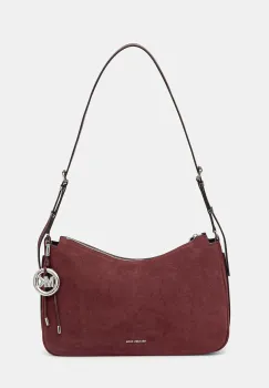 MICHAEL Michael Kors geanta din nubuck culoarea bordo, 30F5SY5M2L imagine