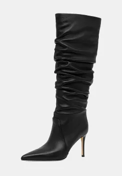 MICHAEL Michael Kors ghete de piele Dawn culoarea negru, cu toc cui, 40F5DWHB6L.001 imagine