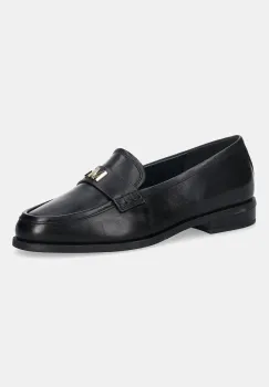 MICHAEL Michael Kors mocasini de piele Lex culoarea negru, cu toc plat, 40F5LXFP1L.001 imagine