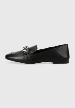 MICHAEL Michael Kors mocasini de piele Madelyn femei, culoarea negru, cu toc plat, 40R3MDFP1L imagine
