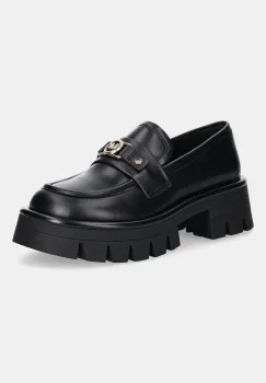 MICHAEL Michael Kors mocasini de piele Mandy culoarea negru, cu platforma, 40T5MAFP1L.001 imagine