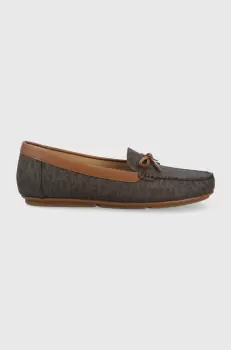 MICHAEL Michael Kors mocasini Juliette Moc femei, culoarea maro, cu toc plat imagine