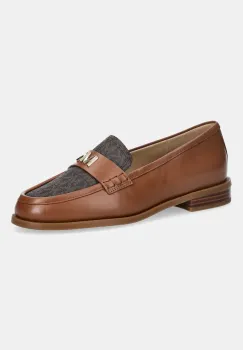 MICHAEL Michael Kors mocasini Lex culoarea maro, cu toc plat, 40F5LXFP1B.200 imagine