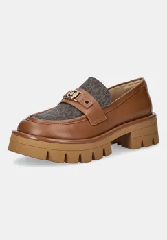 MICHAEL Michael Kors mocasini Mandy culoarea maro, cu platforma, 40T5MAFP2L.227 imagine