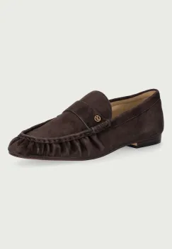 MICHAEL Michael Kors  mocasini pentru femei din nubuck Jennings Ruched Loafer imagine