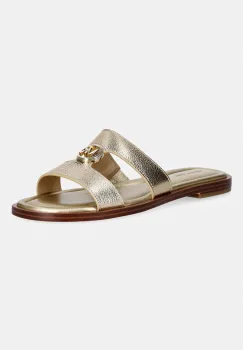 MICHAEL Michael Kors papuci pentru femei, din piele Erin Flat Sandal imagine