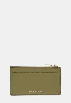 MICHAEL Michael Kors portofel de piele culoarea verde, 32F5GJ6D8L imagine