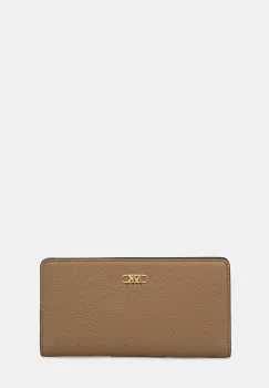 MICHAEL Michael Kors portofel de piele femei, culoarea maro, 32S5G8EF3L imagine