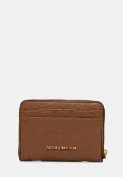 MICHAEL Michael Kors portofel de piele femei, culoarea maro, 32T4GJ6Z5L imagine