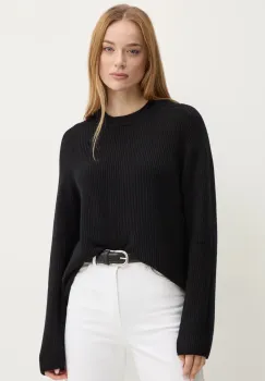 MICHAEL Michael Kors pulover de lana femei, culoarea negru, calduros, MF460YPF2G imagine