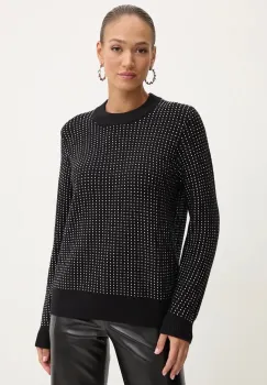 MICHAEL Michael Kors pulover de lana femei, culoarea negru, MF46124F2G imagine