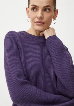 MICHAEL Michael Kors pulover de lana femei, culoarea violet, calduros, MF460YPF2G imagine