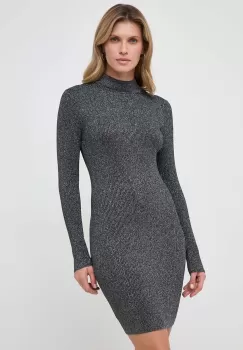 MICHAEL Michael Kors rochie culoarea argintiu, mini, mulata imagine