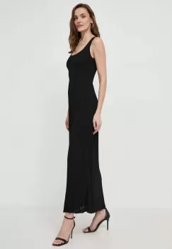 MICHAEL Michael Kors rochie culoarea negru, maxi, evazati imagine