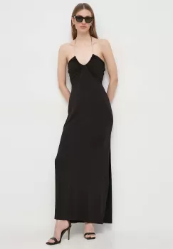 MICHAEL Michael Kors rochie culoarea negru, midi, drept imagine