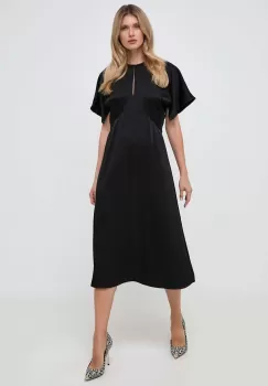 MICHAEL Michael Kors rochie culoarea negru, midi, evazati imagine