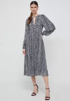 MICHAEL Michael Kors rochie culoarea negru, midi, oversize imagine