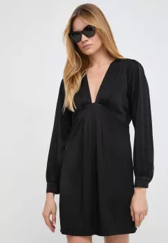 MICHAEL Michael Kors rochie culoarea negru, mini, mulata imagine