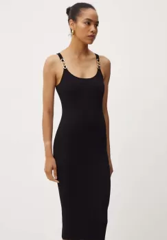 MICHAEL Michael Kors rochie culoarea negru, mini, mulata, MT482IL33D imagine