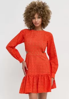 MICHAEL Michael Kors rochie culoarea portocaliu, mini, drept imagine