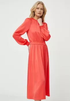 MICHAEL Michael Kors rochie culoarea rosu, midi, evazati imagine